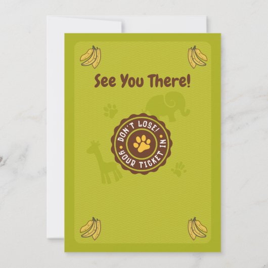 Uitnodiging voor het verjaardagspaspoort van het k (Achterkant)