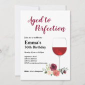 Uitnodiging voor het verjagen van wijn, tot Perfec (Voorkant)