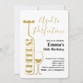 Uitnodiging voor het verjagen van wijn, tot Perfec (Voorkant)