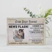 Uitnodiging voor het vernieuwen van weduwen, nieuw (Staand voorkant)