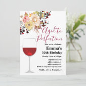 Uitnodiging voor het verouderen van wijn (Staand voorkant)