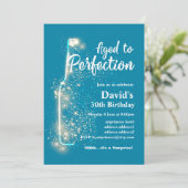 Uitnodiging voor het verouderen van wijn (Staand voorkant)