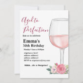 Uitnodiging voor het verouderen van wijn (Voorkant)