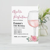 Uitnodiging voor het verouderen van wijn (Staand voorkant)