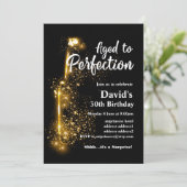 Uitnodiging voor het verouderen van wijn (Staand voorkant)