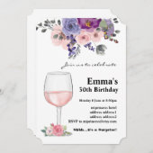 Uitnodiging voor het verouderen van wijn (Voorkant / Achterkant)