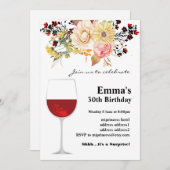 Uitnodiging voor het verouderen van wijn (Voorkant / Achterkant)