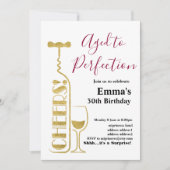 Uitnodiging voor het verouderen van wijn (Voorkant)