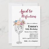 Uitnodiging voor het verouderen van wijn (Voorkant)