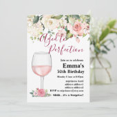 Uitnodiging voor het verouderen van wijn (Staand voorkant)