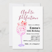 Uitnodiging voor het verouderen van wijn (Voorkant)