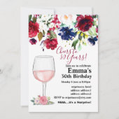 Uitnodiging voor het verouderen van wijn (Voorkant)