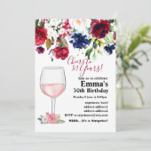 Uitnodiging voor het verouderen van wijn (Staand voorkant)