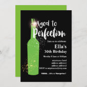 Uitnodiging voor het verouderen van wijn (Voorkant / Achterkant)