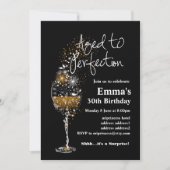 Uitnodiging voor het verouderen van wijn (Voorkant)