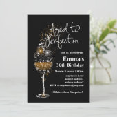 Uitnodiging voor het verouderen van wijn (Staand voorkant)