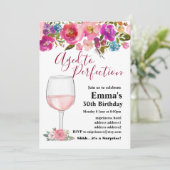 Uitnodiging voor het verouderen van wijn (Staand voorkant)