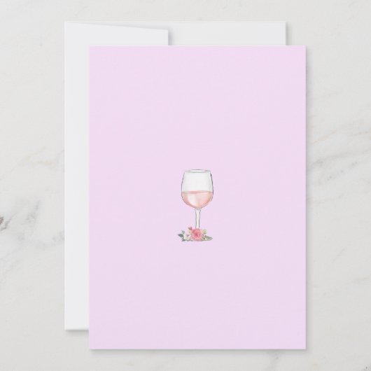 Uitnodiging voor het verouderen van wijn (Achterkant)