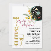 Uitnodiging voor het verouderen van wijn (Voorkant)