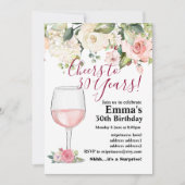 Uitnodiging voor het verouderen van wijn (Voorkant)