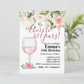 Uitnodiging voor het verouderen van wijn (Staand voorkant)