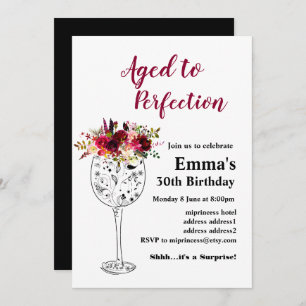 Uitnodiging voor het verouderen van wijn