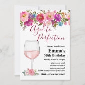 Uitnodiging voor het verouderen van wijn (Voorkant)