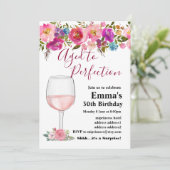 Uitnodiging voor het verouderen van wijn (Staand voorkant)