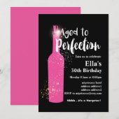 Uitnodiging voor het verouderen van wijn (Voorkant / Achterkant)