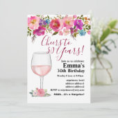 Uitnodiging voor het verouderen van wijn (Staand voorkant)