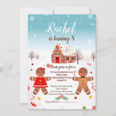 Uitnodiging voor het versieren van een huisje van  (Voorkant)