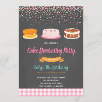 uitnodiging voor het versieren van koekjes