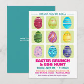 Uitnodiging voor het versieren van negen Paaseiere (Voorkant / Achterkant)
