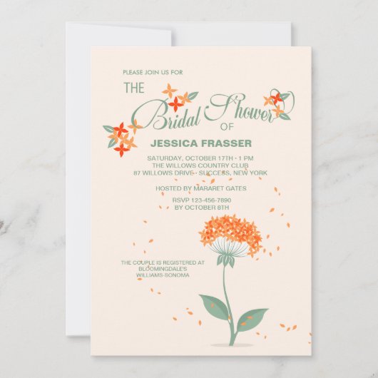 Uitnodiging voor het verspreiden van zaaizaad (Voorkant)