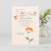 Uitnodiging voor het verspreiden van zaaizaad (Staand voorkant)