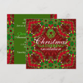 Uitnodiging voor het verzamelen van Feestdagen voo (Voorkant / Achterkant)