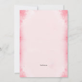 Uitnodiging voor het verzenden van je liefde (Achterkant)