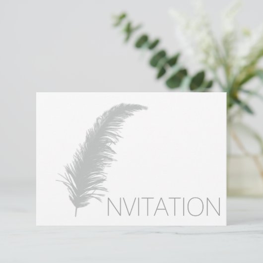 uitnodiging voor het vip van het evendeltje (Staand voorkant)