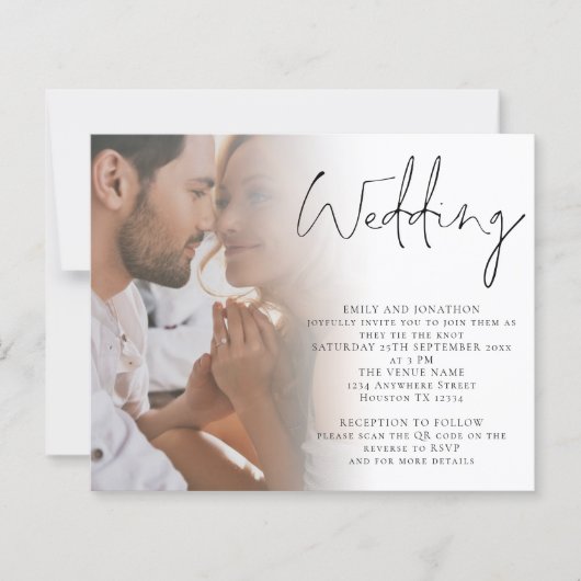 Uitnodiging voor het weduwen van de QR-code van he (Voorkant)