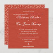 uitnodiging voor het werven van Bright Watermeloen (Voorkant / Achterkant)