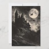 Uitnodiging voor het Witching Hour Halloween feest (Achterkant)