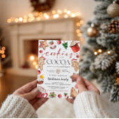 Uitnodiging voor hete cacaofeest - Koekjes en Caca