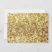 Uitnodiging voor heteluchtballon in roze en goud (Achterkant)