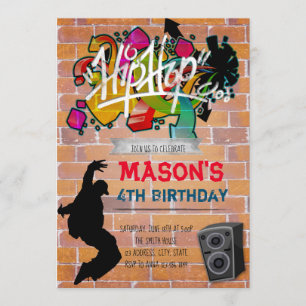 Uitnodiging voor hiphoppartij