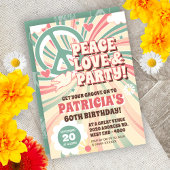 Uitnodiging voor Hippie Party