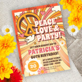 Uitnodiging voor Hippie Party