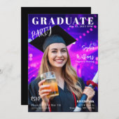 Uitnodiging voor Hoesje van het afstuderen Magazin (Voorkant / Achterkant)