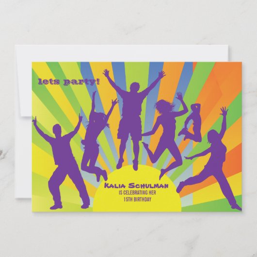 Uitnodiging voor hoge energietests (Voorkant)