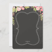 Uitnodiging voor hoge theebridal (Achterkant)