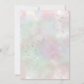 Uitnodiging voor hoge theebridal (Achterkant)